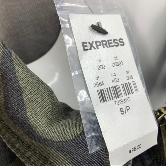 Express military inspired camo jacket NWT - Picture 13 of 15